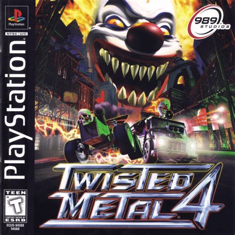 twisted 4 metal ps box art|twisted metal anthology ps1.